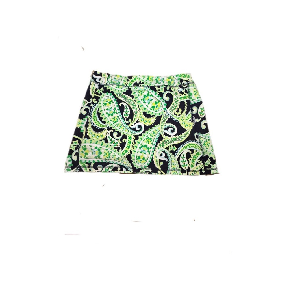 Talbots Green Paisley Women's Skort